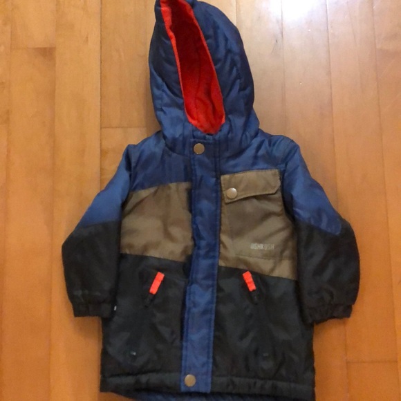 Osh Kosh B/'gosh Infant Girls Navy Puffer Jacket Size 12M 18M 24M